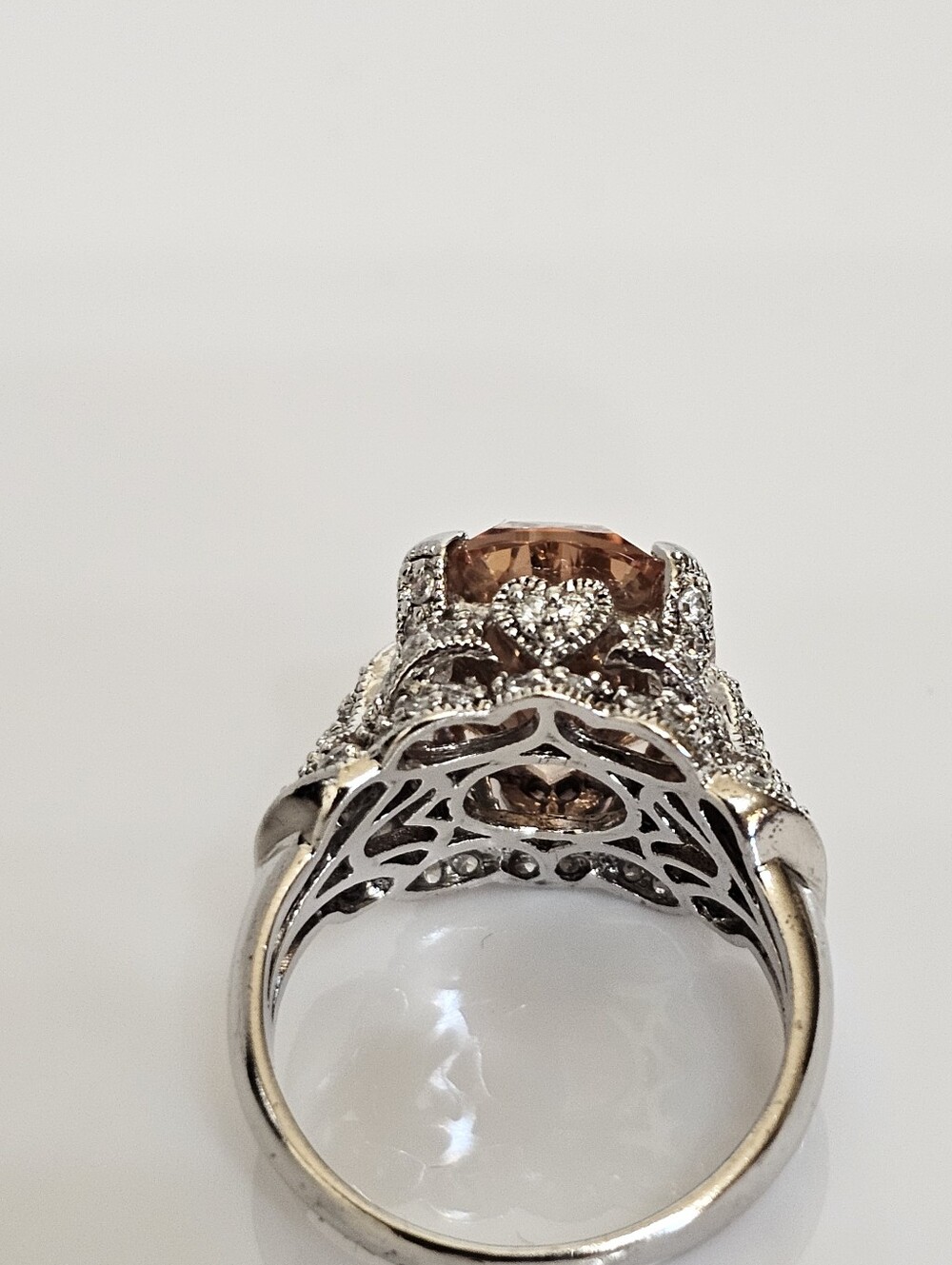Vintage Joesph Esposito CZ Ring Sterling Silver Size 8! - Picture 11 of 11